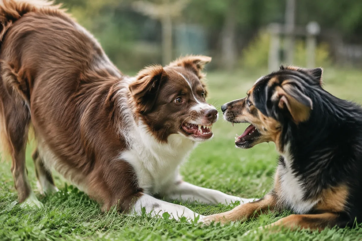 Comment réagir quand un chien montre les dents pendant le jeu
