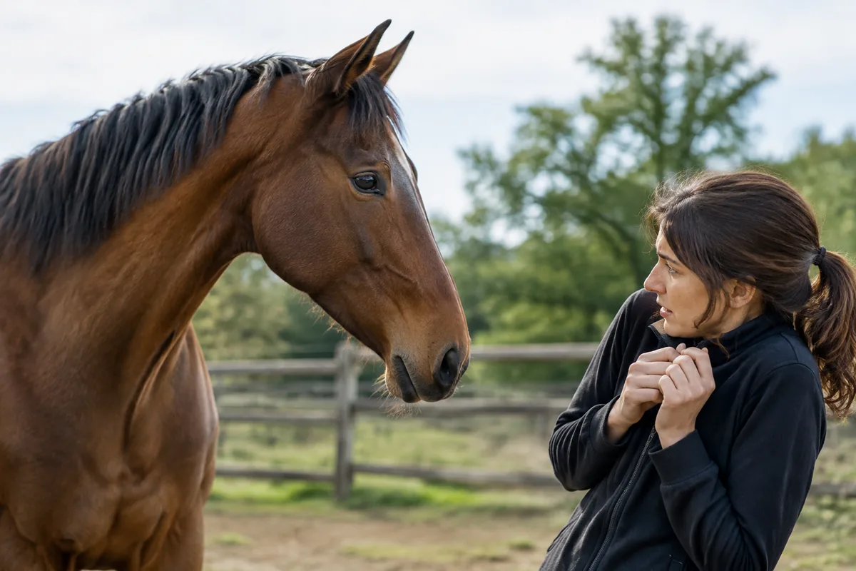 Un cheval peut-il reconnaître la peur chez un humain
