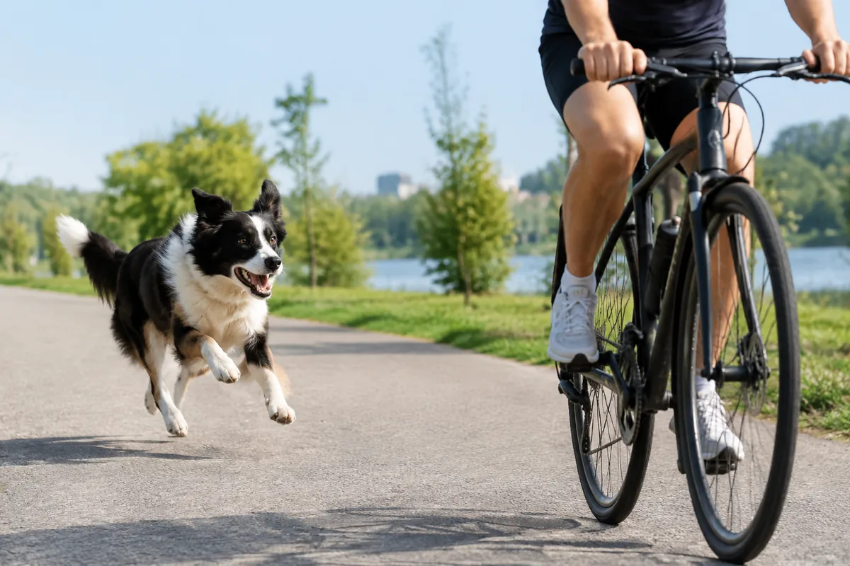 Comment empêcher un chien de courir après les vélos